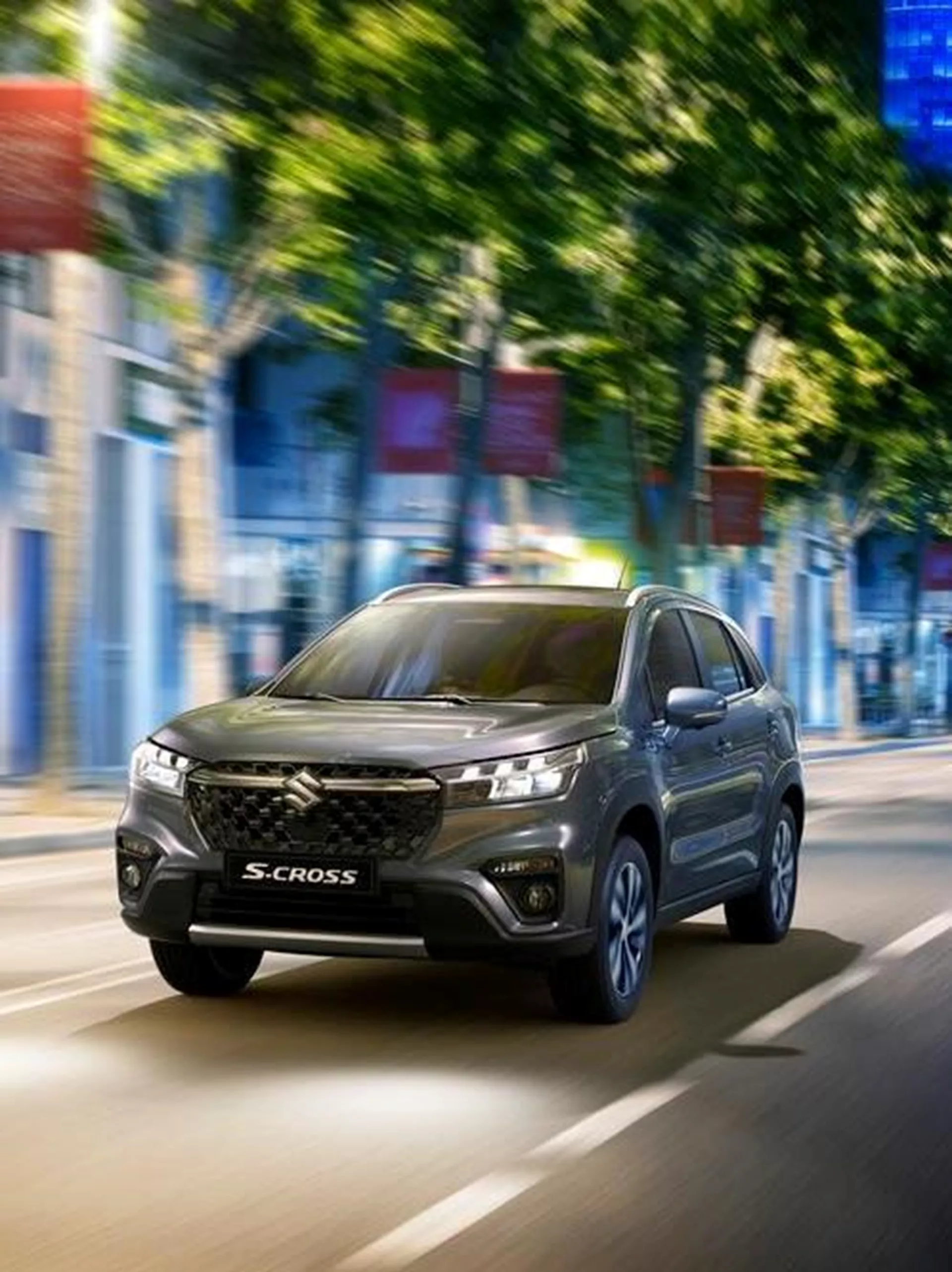 Suzuki S-Cross hybrid SUV.