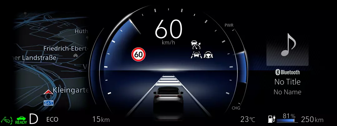 Suzuki e Vitara Motion Dashboard