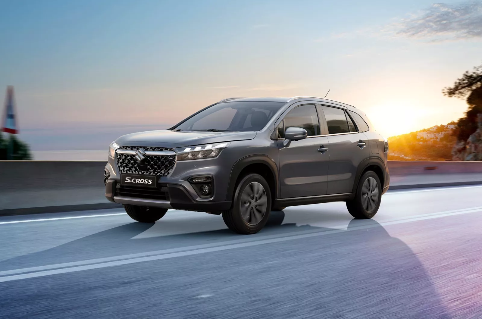Suzuki S-Cross on the street