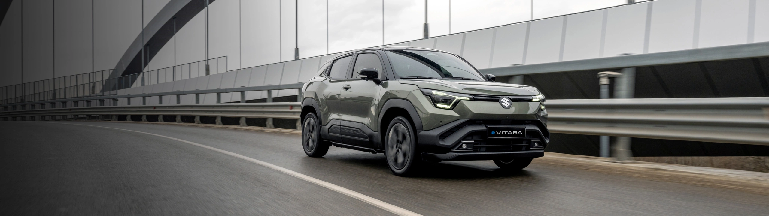 Suzuki e Vitara on the street