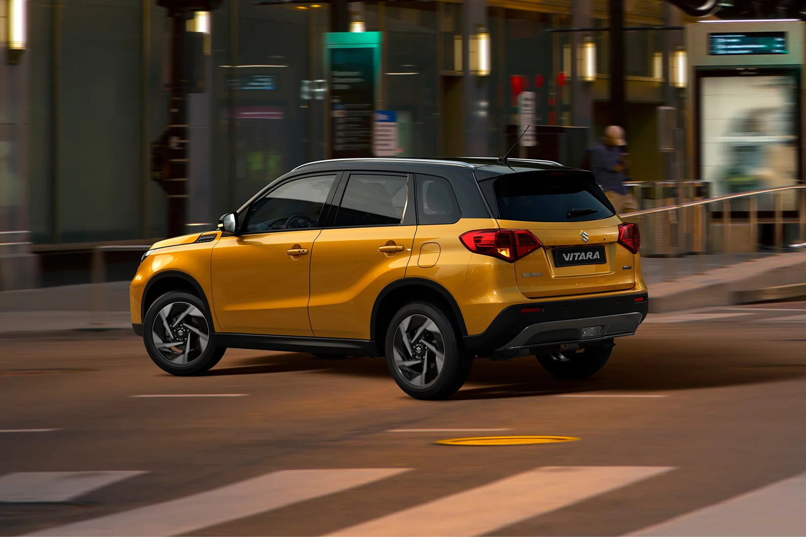 Suzuki car with the trunk open