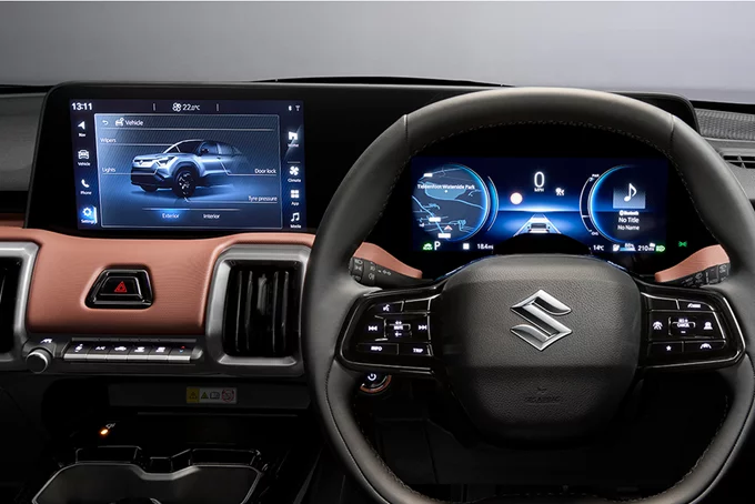 Suzuki e Vitara integrated display system