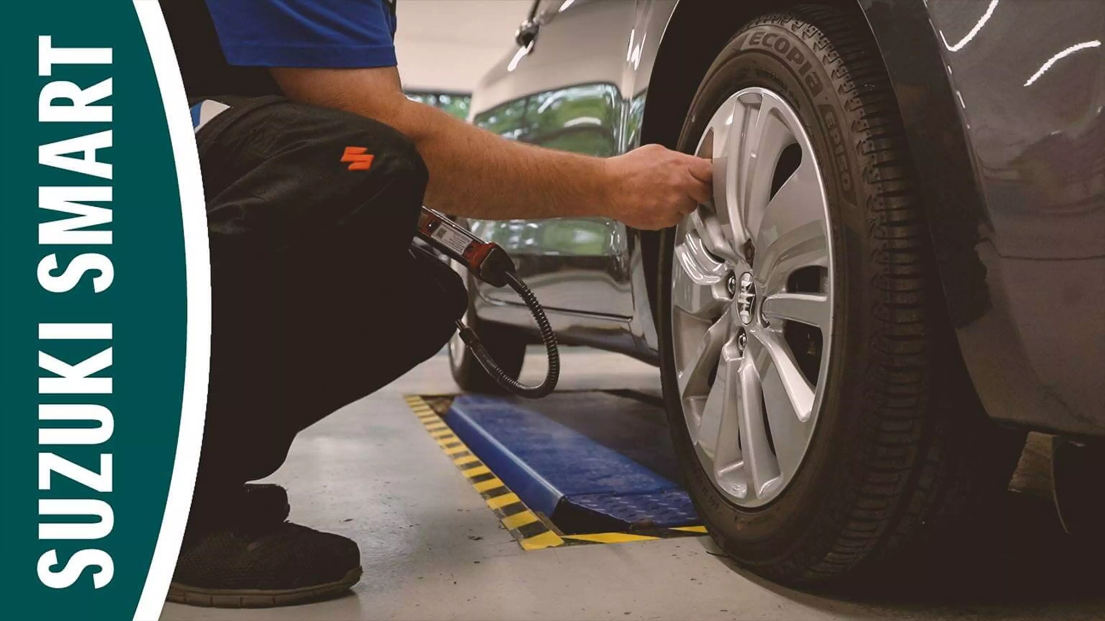 Tyre pressure being taken video play