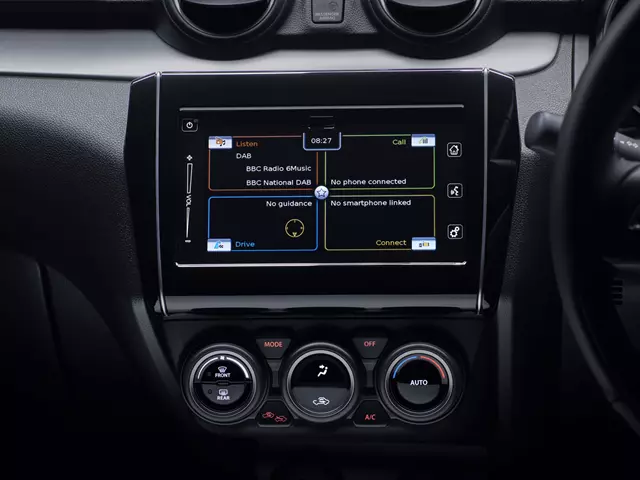 Suzuki Swift Infotainment Screen