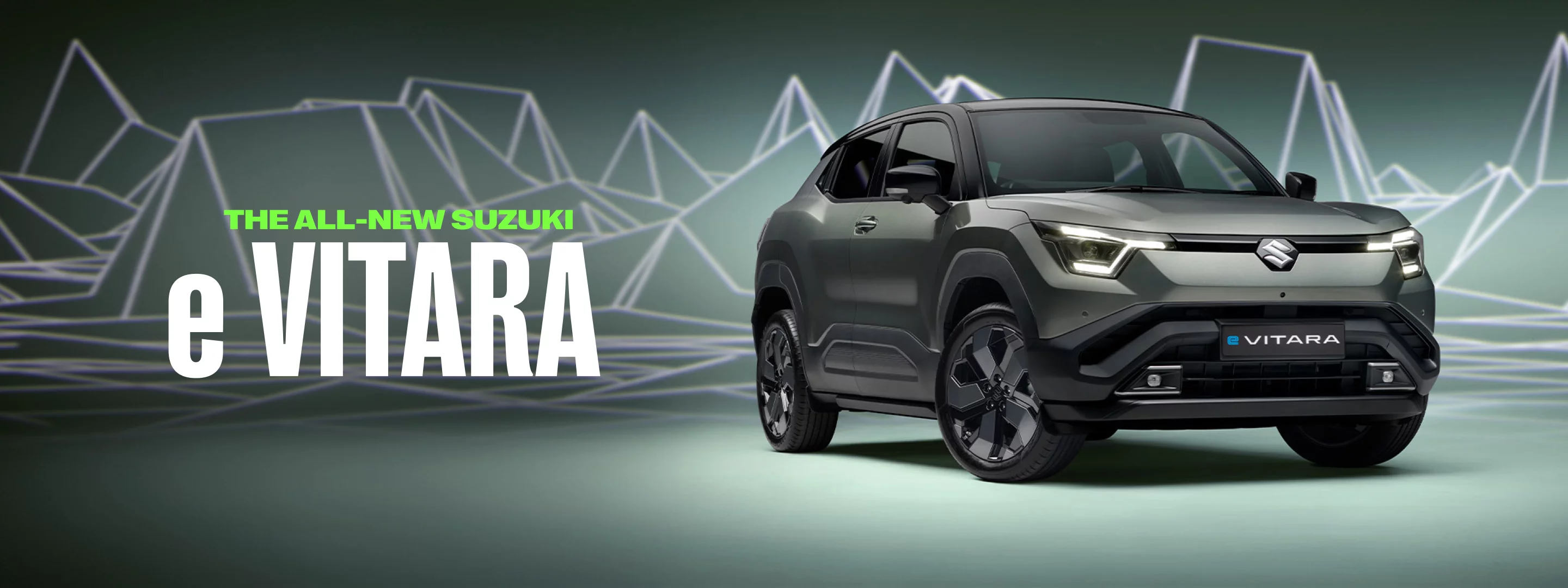 Suzuki e Vitara land breeze green metallic 