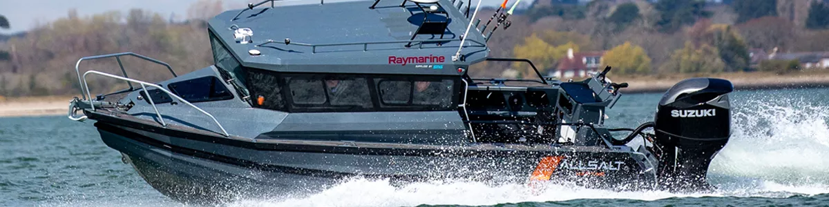 Fishing Boat powered by a Suzuki outboard