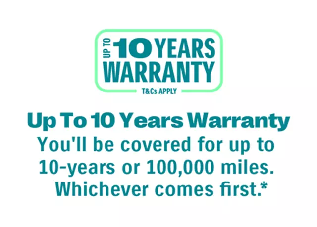 All Suzuki's covered up to 10 years or 100,000 miles
