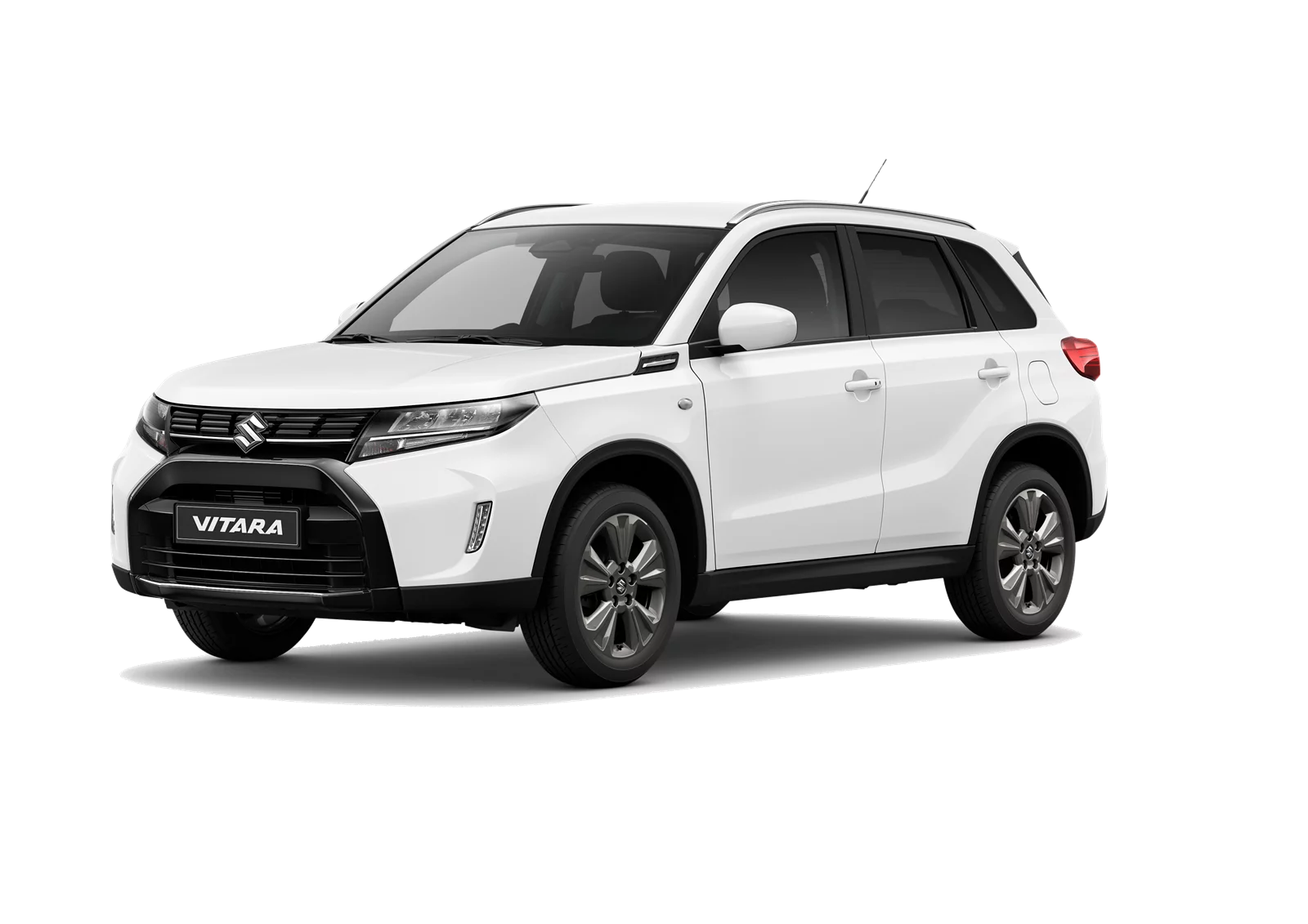 Suzuki White front side view