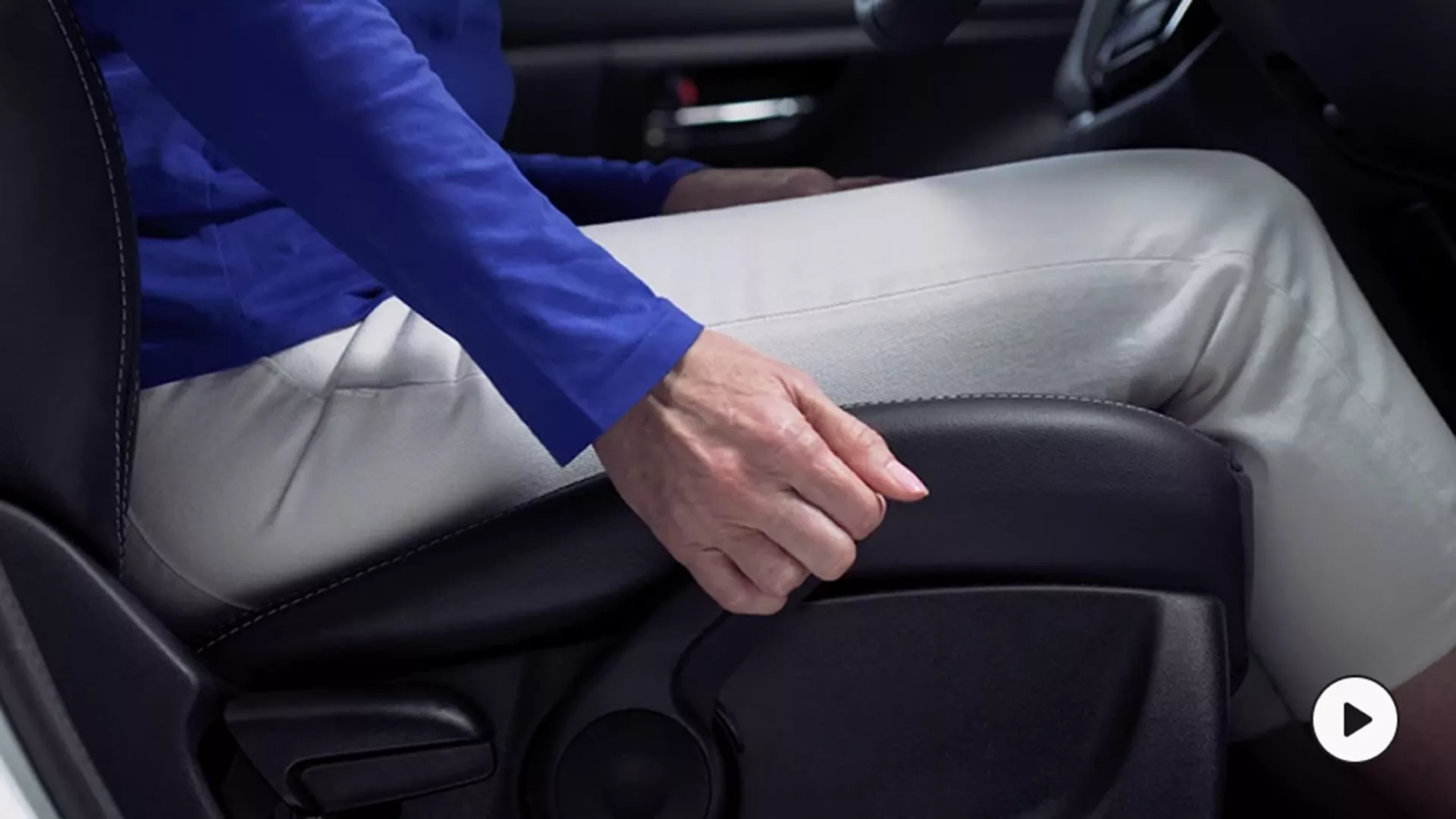 Seat and steering wheel adjustment