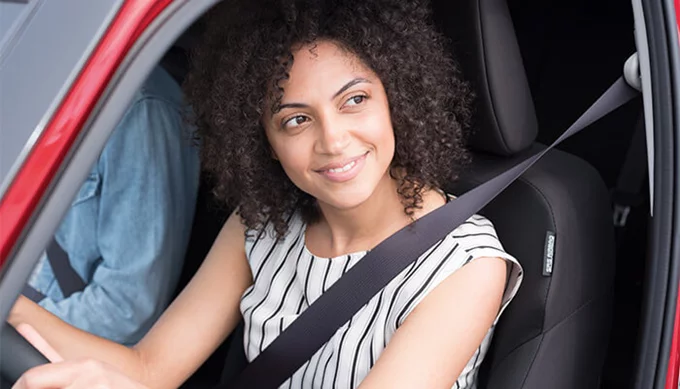 Woman behind the wheel