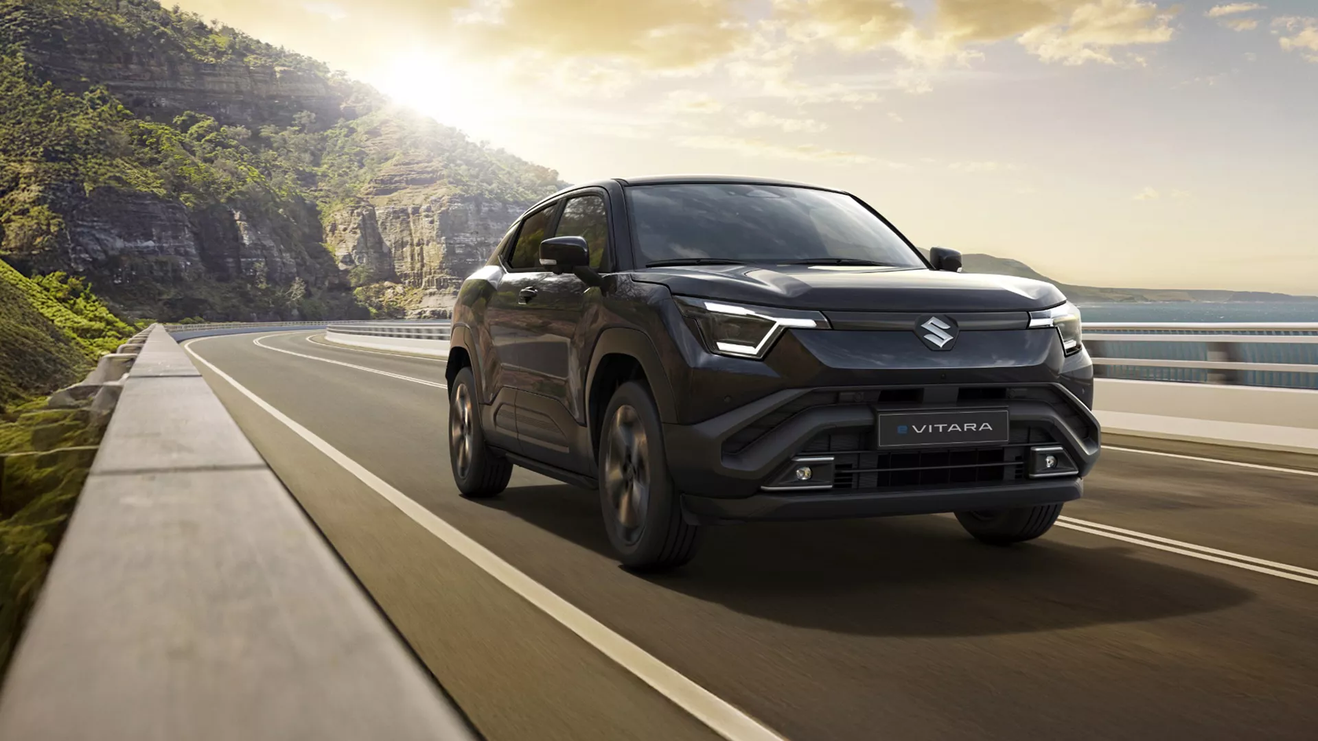 Suzuki e Vitara on the street