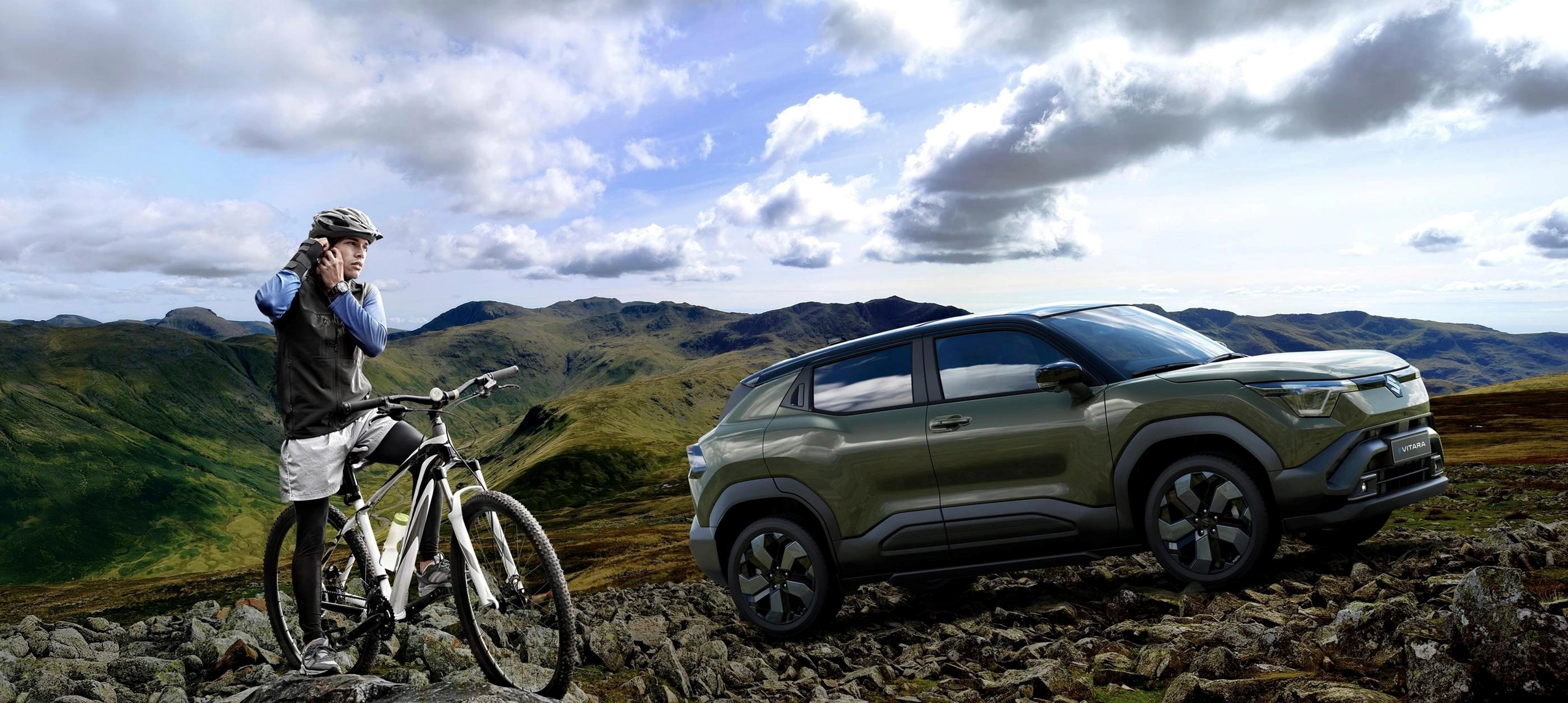 Suzuki e Vitara Mountain Rock Climbing