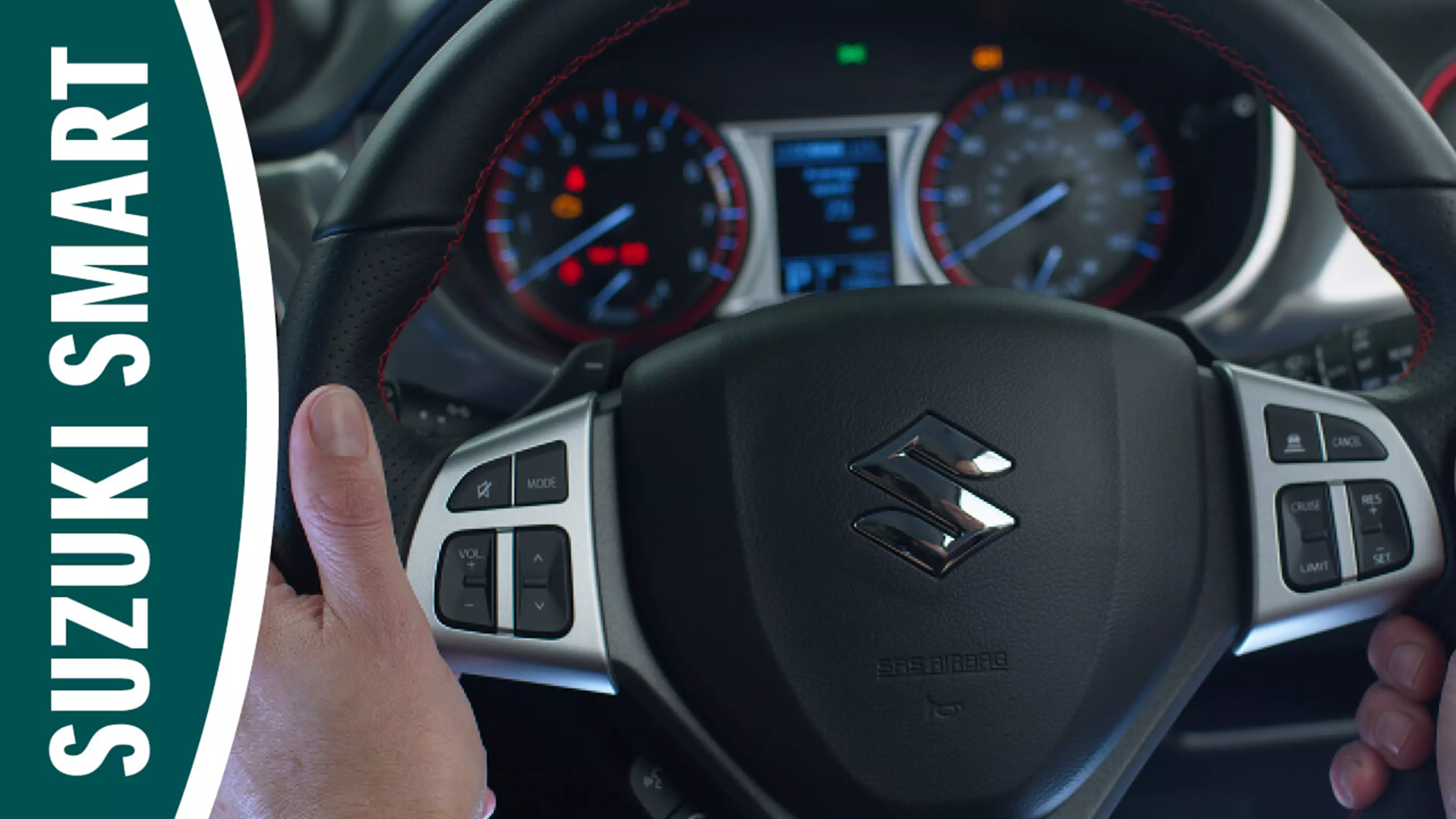 Steering wheel and dashboard